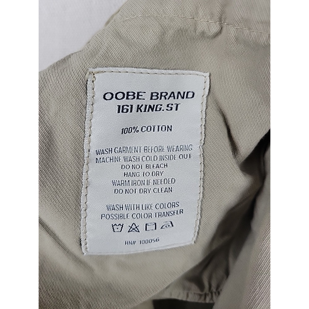OOBE Brand 161 King St Mens 32x32 Tapered Khaki Chino Pants Made In Portugal - Picture 9 of 12
